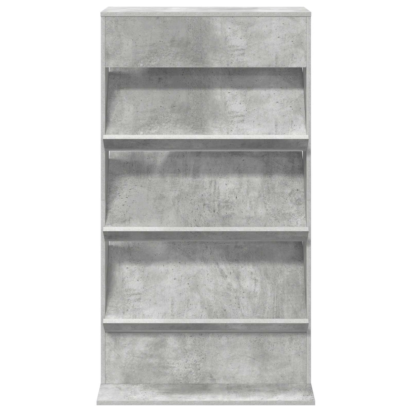 Magazin állvány Beton Szürke 70 x 41 x 126 cm Szerelt Fa