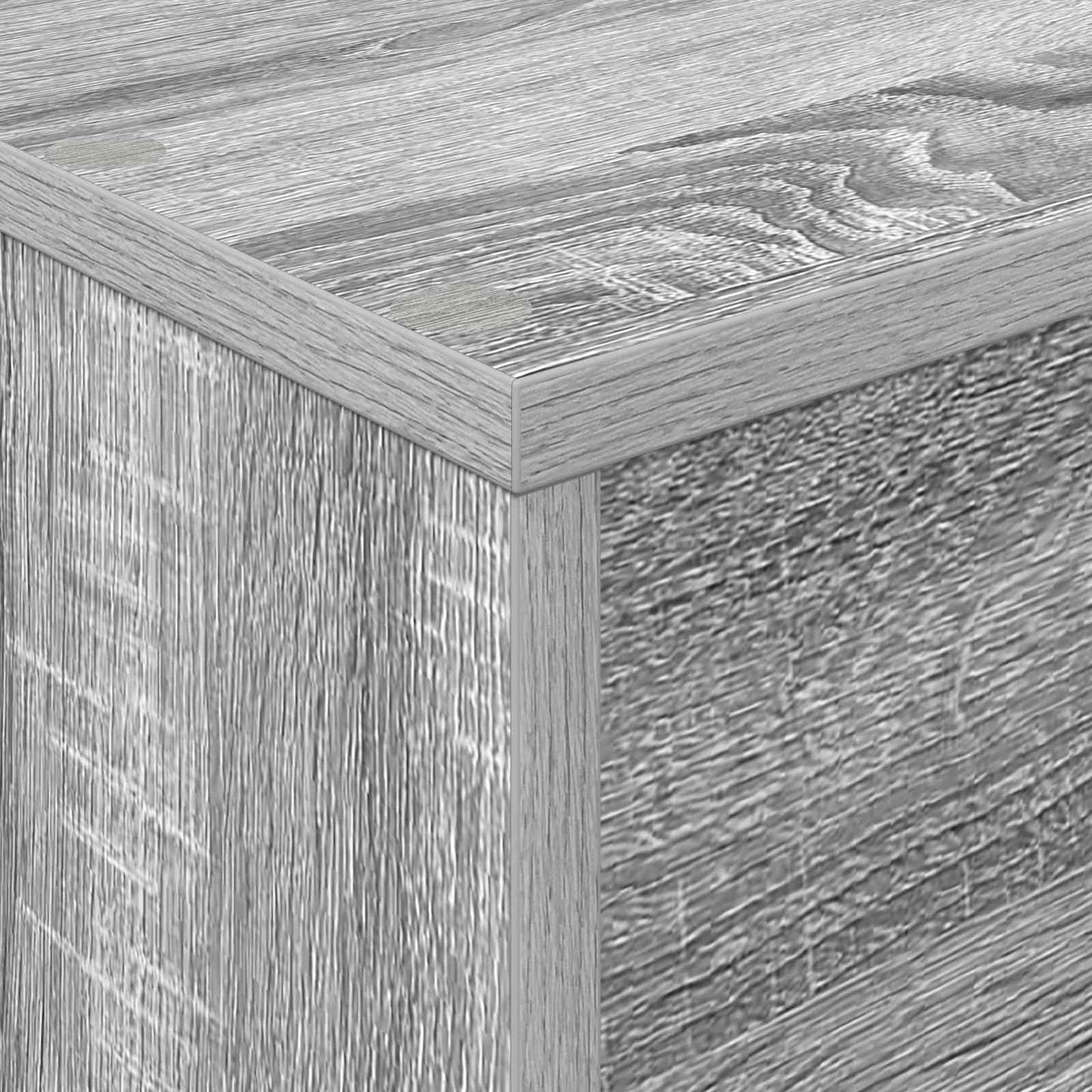 Magazin állvány Szürke Sonoma 70 x 41 x 126 cm Szerelt Fa