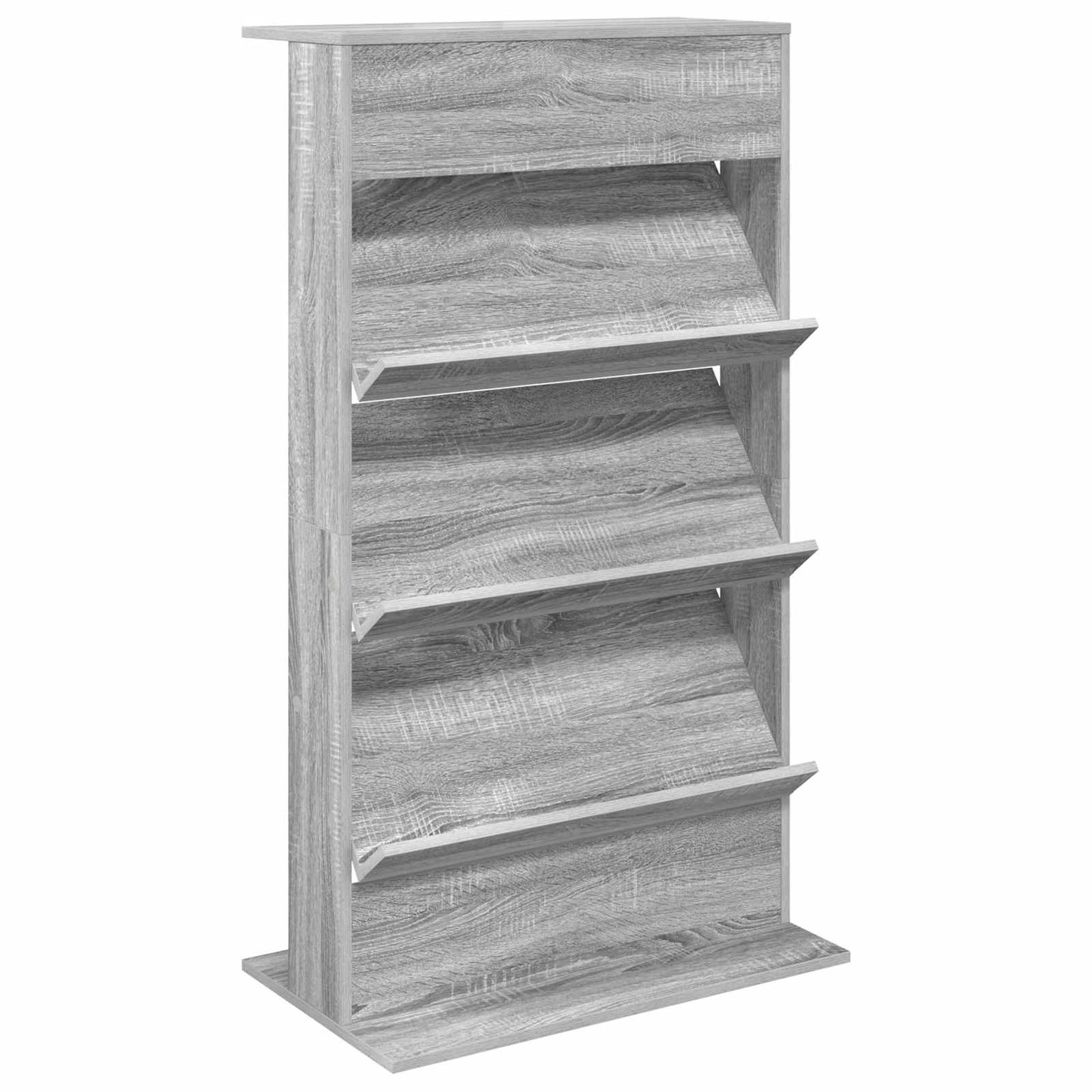 Magazin állvány Szürke Sonoma 70 x 41 x 126 cm Szerelt Fa