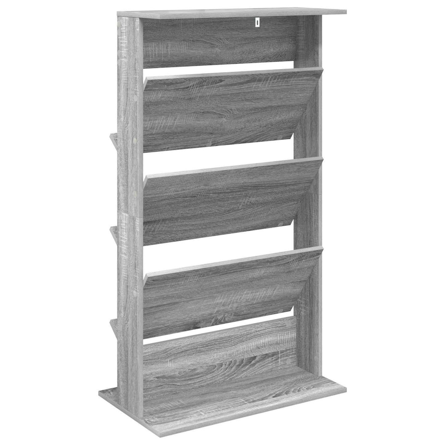 Magazin állvány Szürke Sonoma 70 x 41 x 126 cm Szerelt Fa