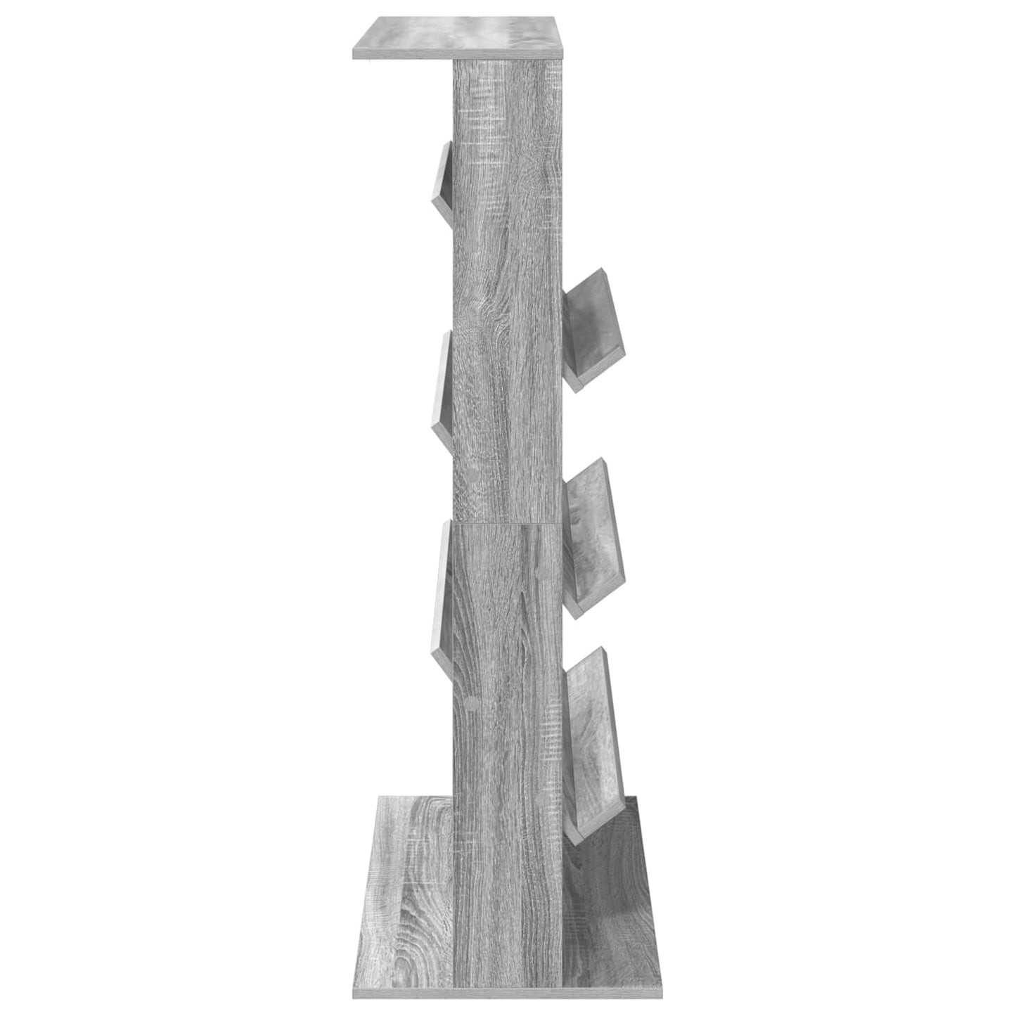 Magazin állvány Szürke Sonoma 70 x 41 x 126 cm Szerelt Fa