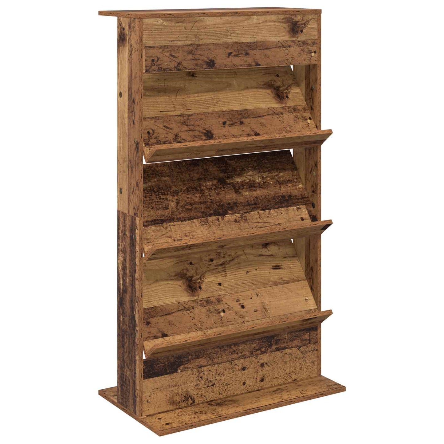 Magazin állvány Öreg fa 70 x 41 x 126 cm Szerelt Fa
