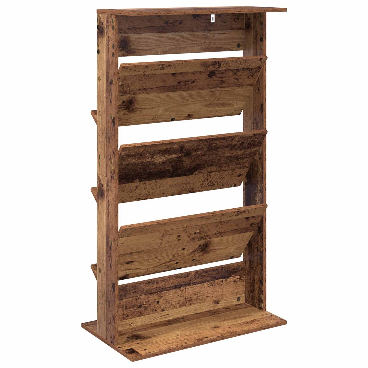 Magazin állvány Öreg fa 70 x 41 x 126 cm Szerelt Fa