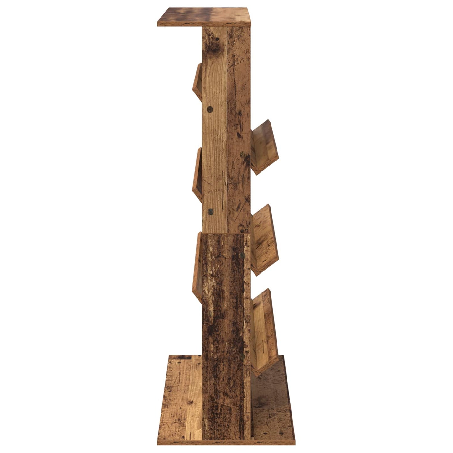 Magazin állvány Öreg fa 70 x 41 x 126 cm Szerelt Fa