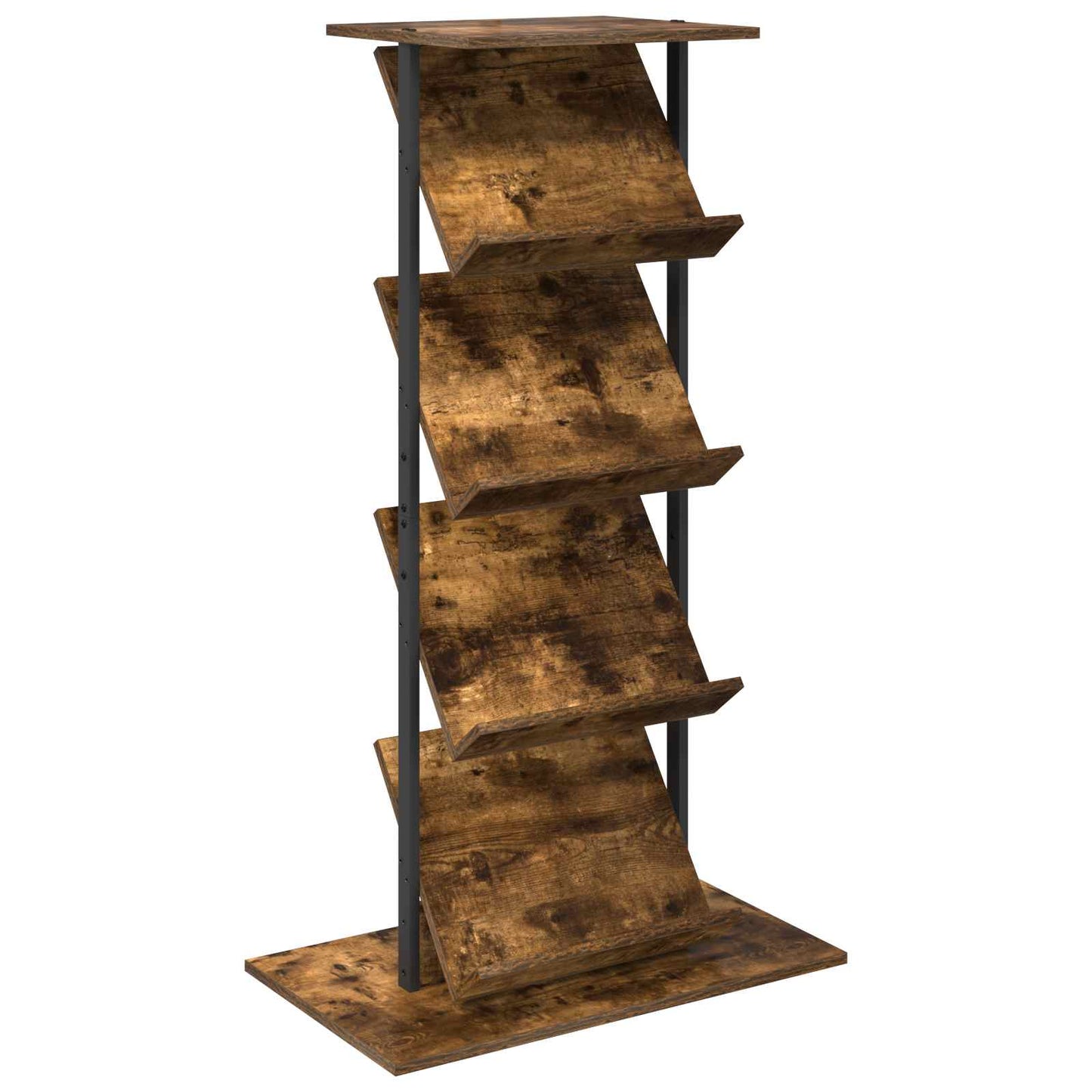Magazin állvány Füstölt tölgy 68 x 40 x 123.5 cm Szerelt Fa