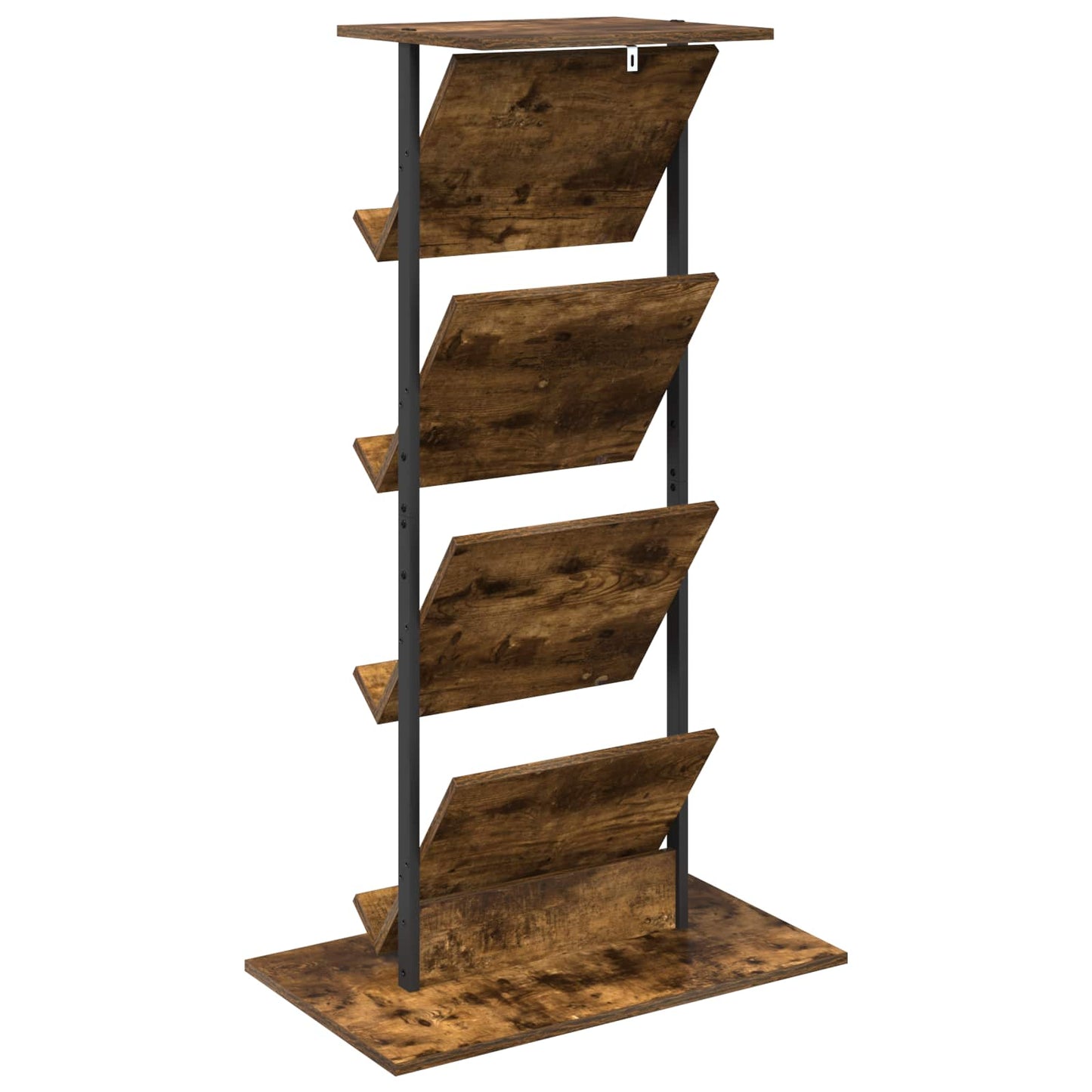 Magazin állvány Füstölt tölgy 68 x 40 x 123.5 cm Szerelt Fa