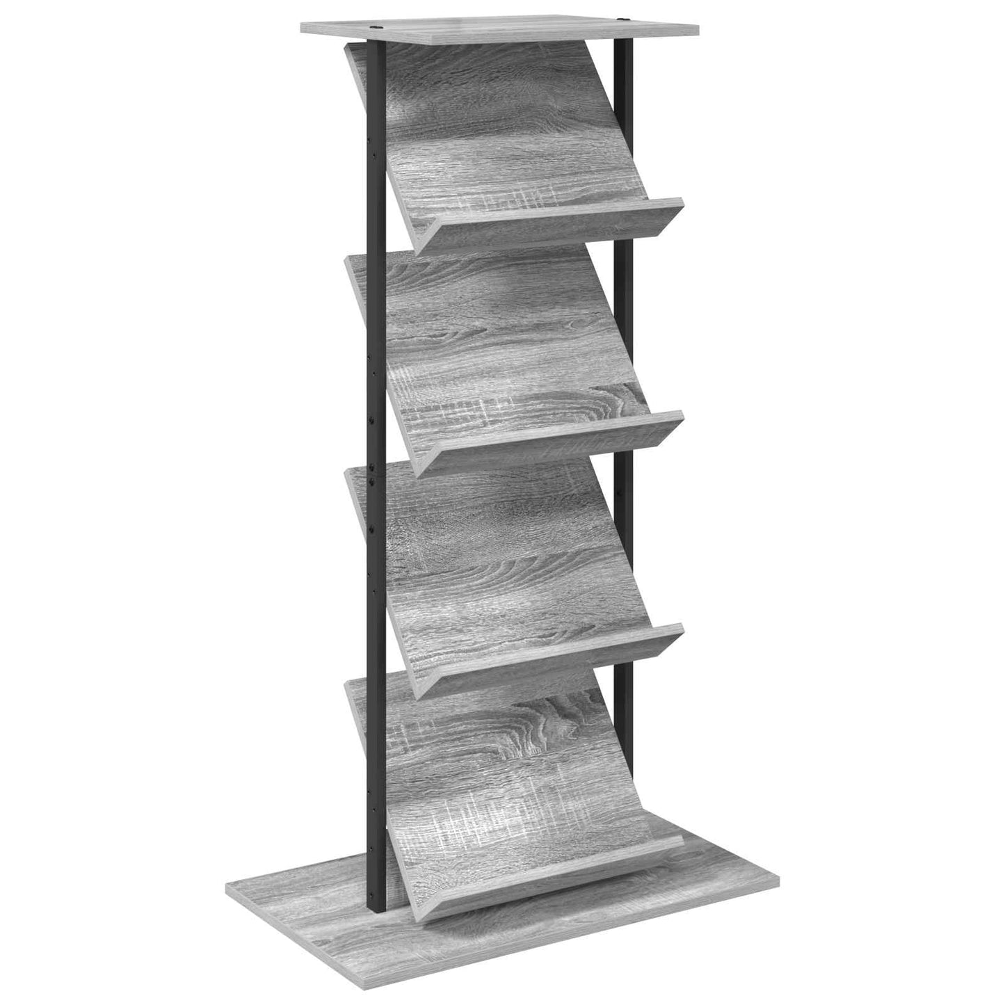 Magazin állvány Szürke Sonoma 68 x 40 x 123.5 cm Szerelt Fa
