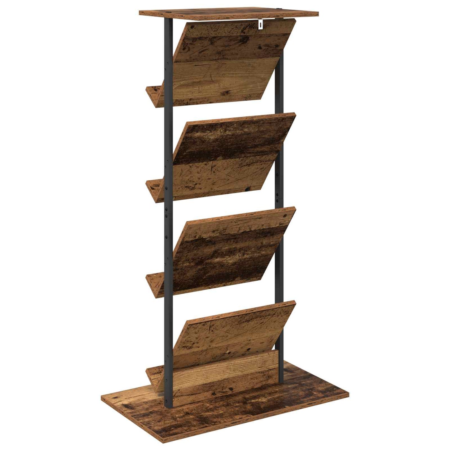 Magazin állvány Öreg fa 68 x 40 x 123.5 cm Szerelt Fa