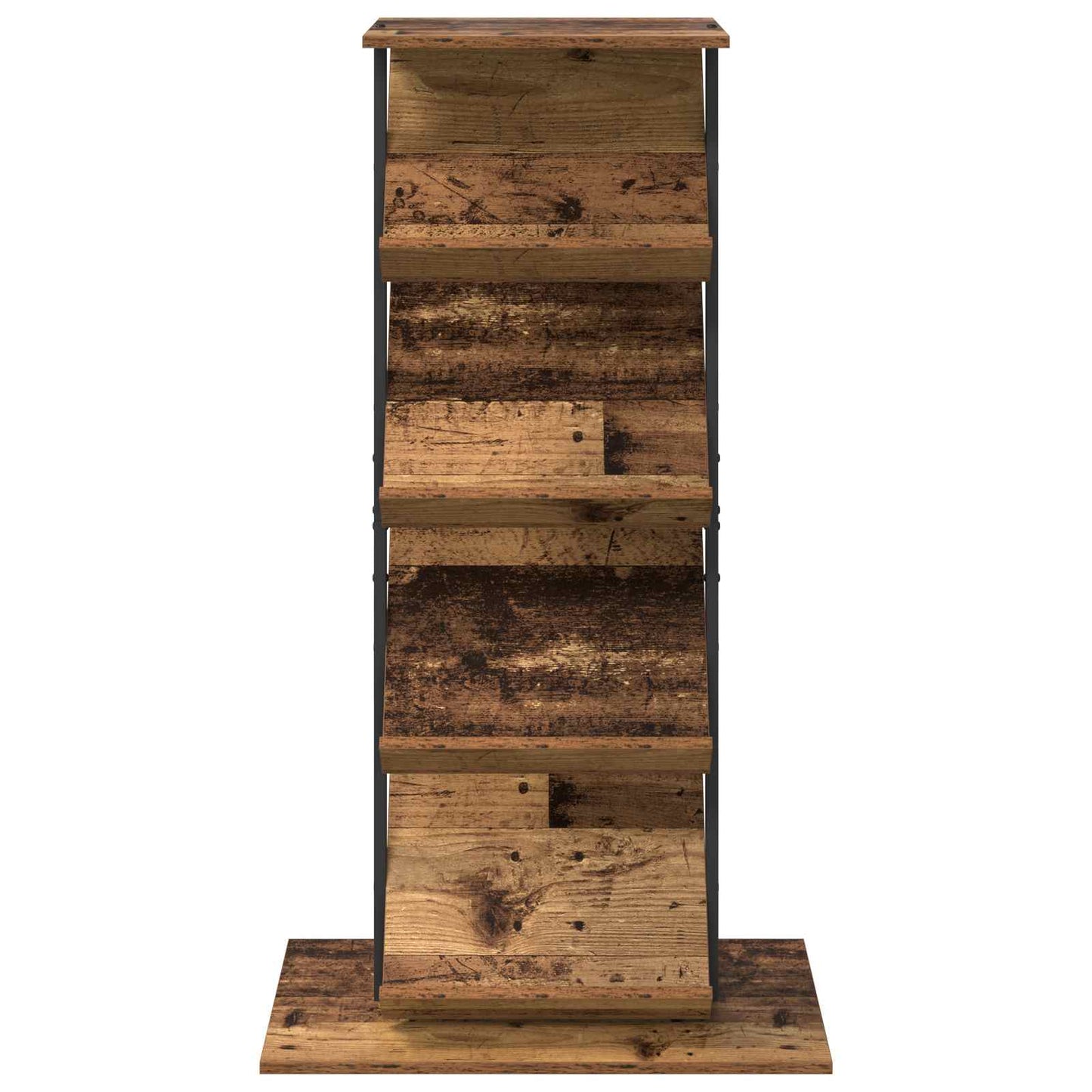 Magazin állvány Öreg fa 68 x 40 x 123.5 cm Szerelt Fa