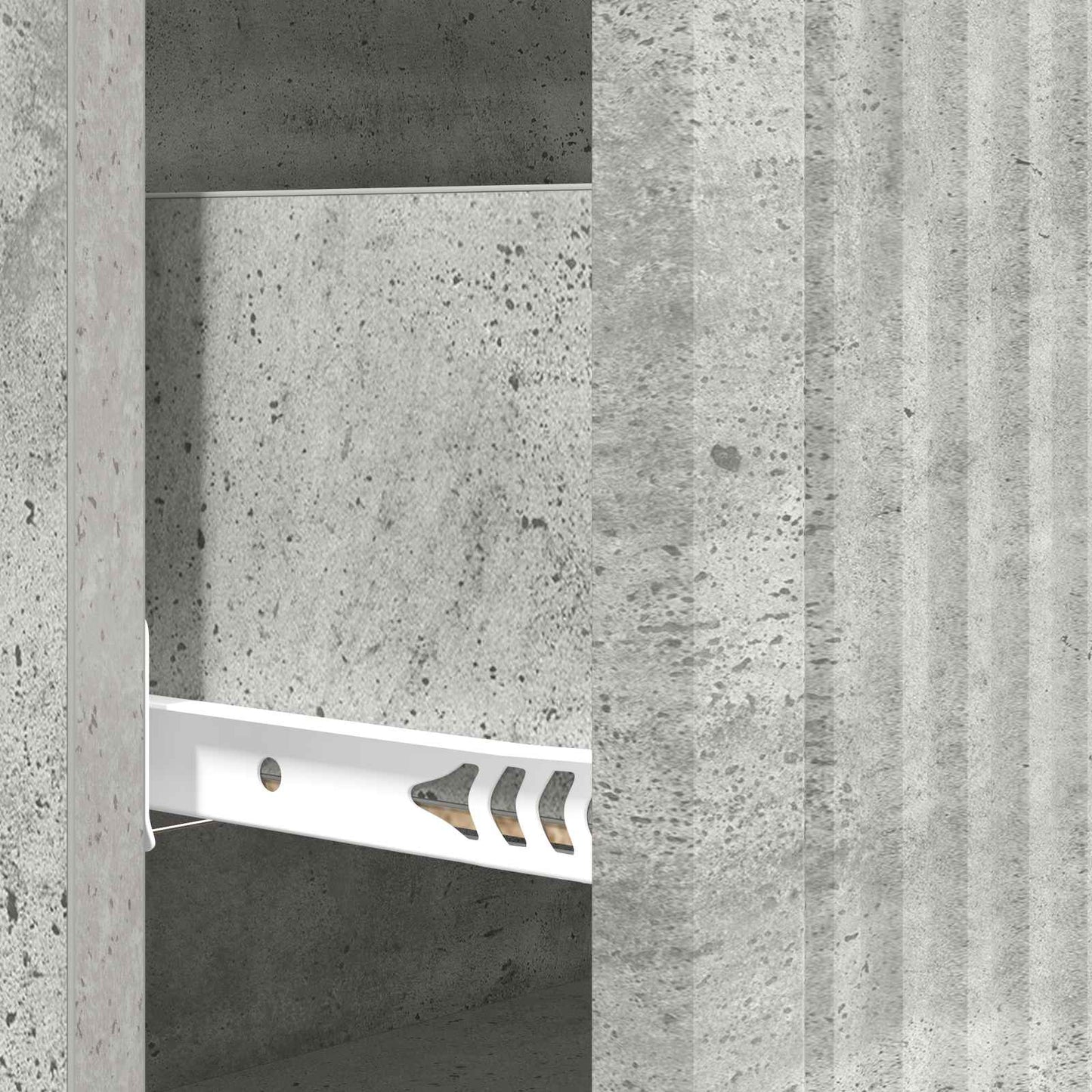 Fiókos szekrény Betonszürke 66 x 34,5 x 90 cm Szerelt Fa