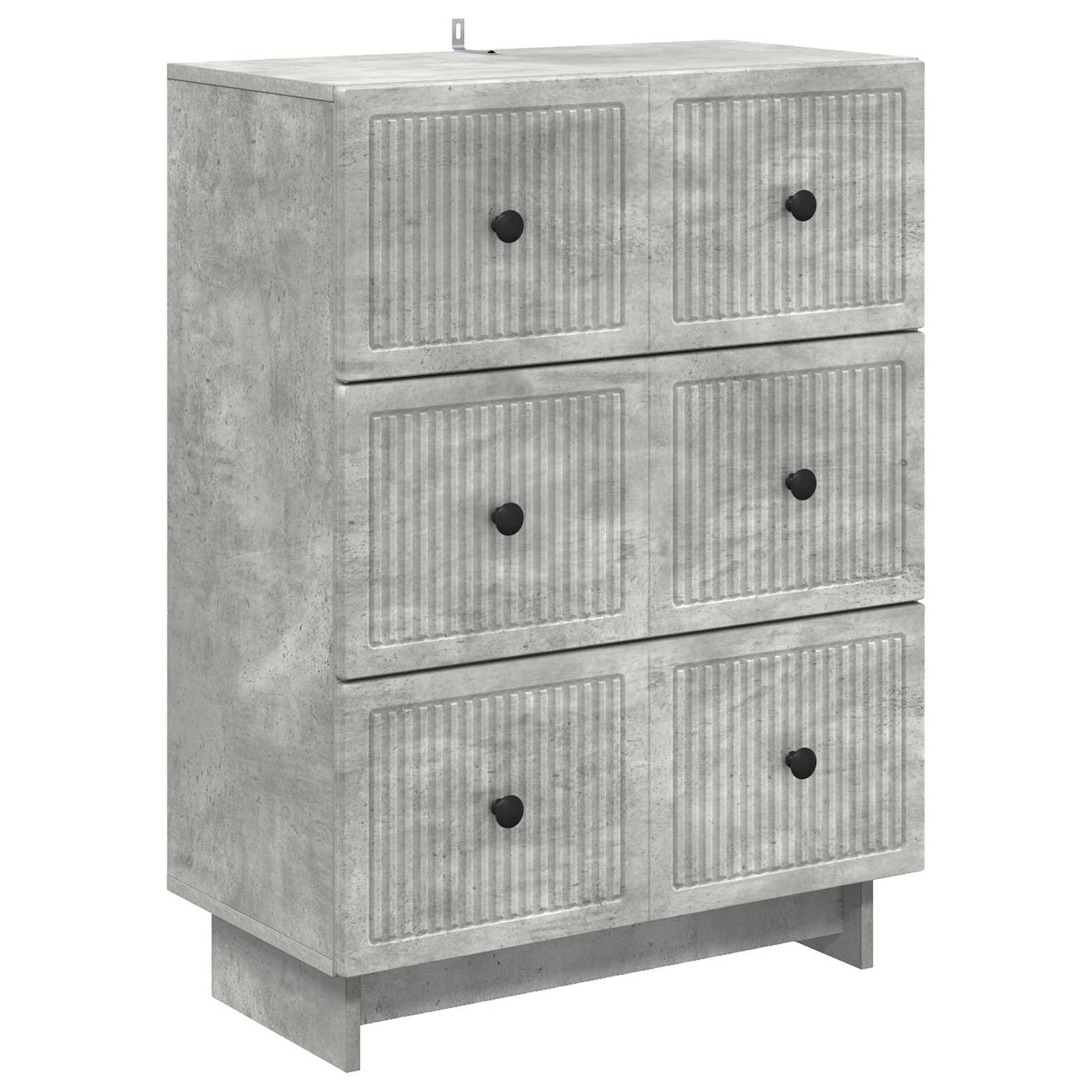 Fiókos szekrény Betonszürke 66 x 34,5 x 90 cm Szerelt Fa
