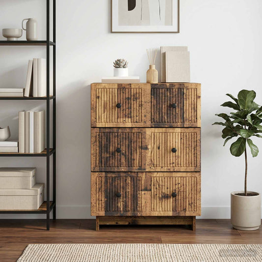 Fiókos szekrény Antik Fa 66 x 34,5 x 90 cm Szerelt Fa