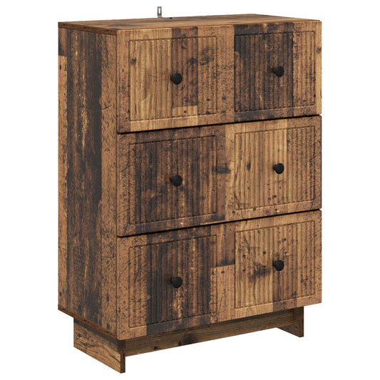Fiókos szekrény Antik Fa 66 x 34,5 x 90 cm Szerelt Fa