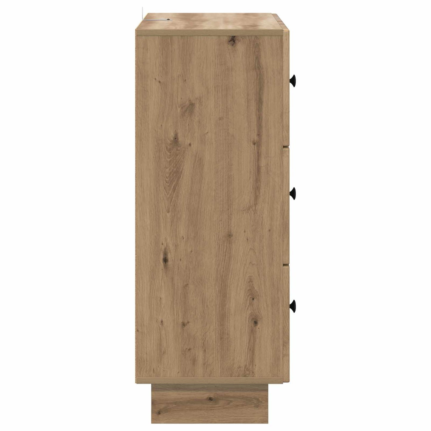 Fiókos szekrény 66 x 34,5 x 90 cm Szerelt Fa Kézműves Tölgy