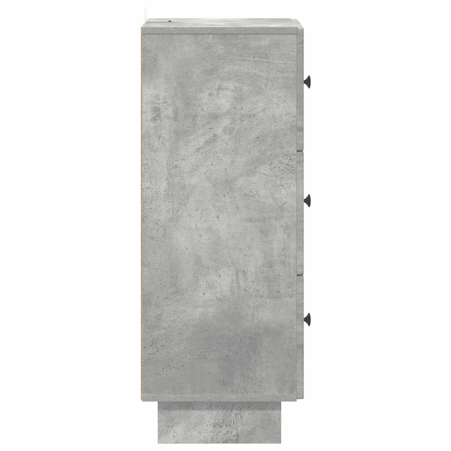 Fiókos szekrény Betonszürke 33 x 34,5 x 90 cm Szerelt Fa