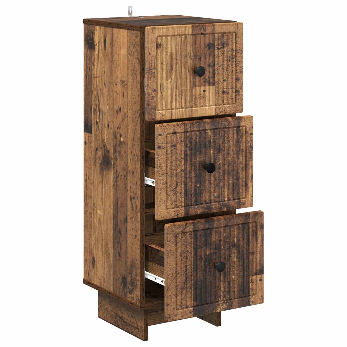 Fiókos szekrény Antik Fa 33 x 34,5 x 90 cm Szerelt Fa