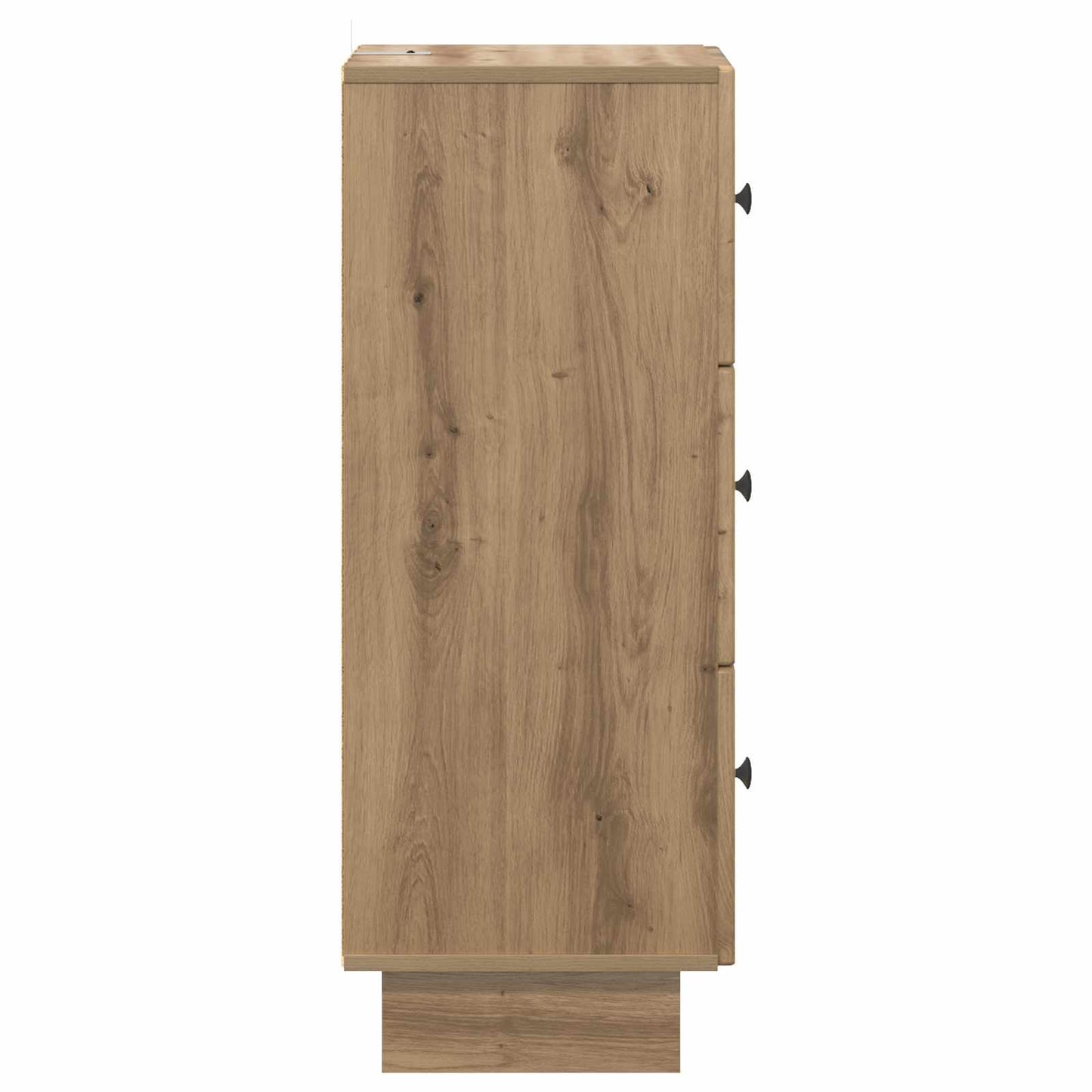 Fiókos szekrény 33 x 34,5 x 90 cm Szerelt Fa Kézműves Tölgy