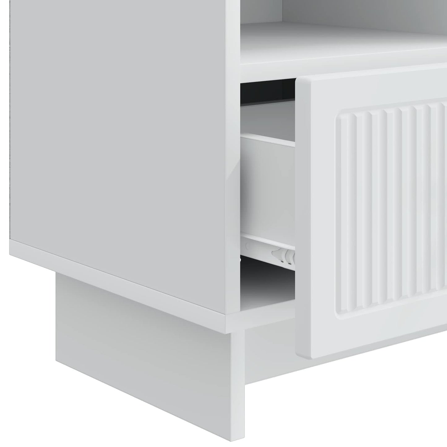 TV szekrény fiókkal Fehér 102 x 34,5 x 50 cm Szerelt Fa