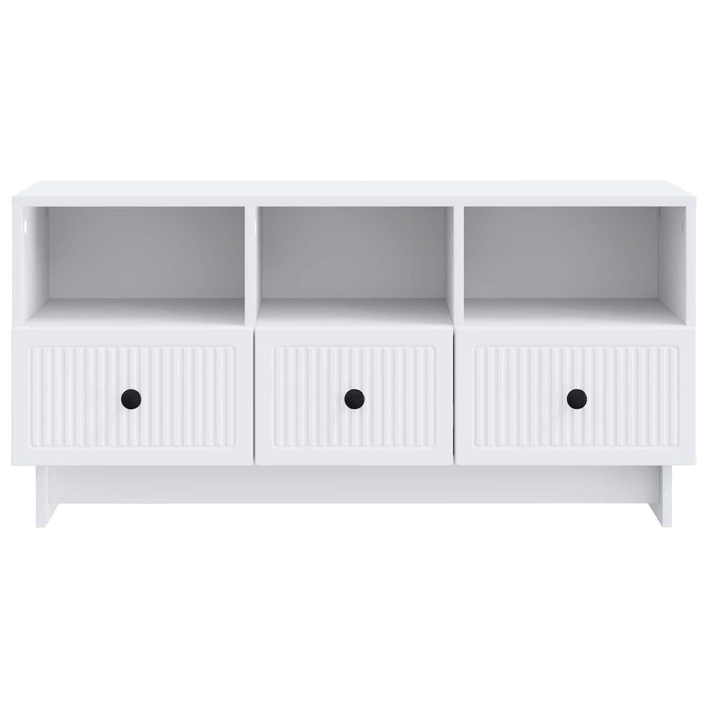 TV szekrény fiókkal Fehér 102 x 34,5 x 50 cm Szerelt Fa