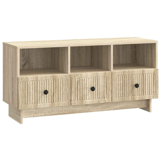 TV szekrény fiókkal Sonoma Tölgy 102 x 34,5 x 50 cm Szerelt Fa