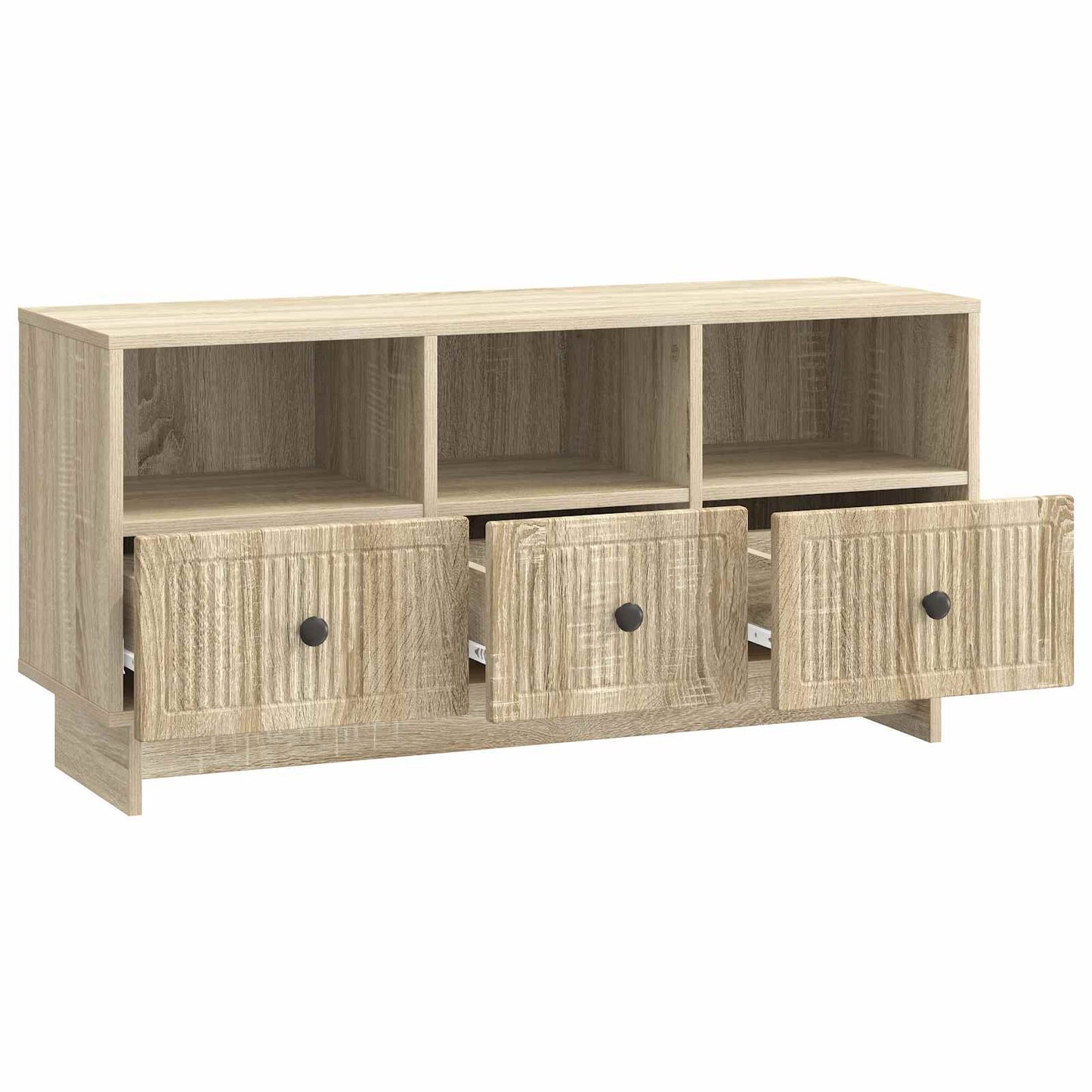 TV szekrény fiókkal Sonoma Tölgy 102 x 34,5 x 50 cm Szerelt Fa