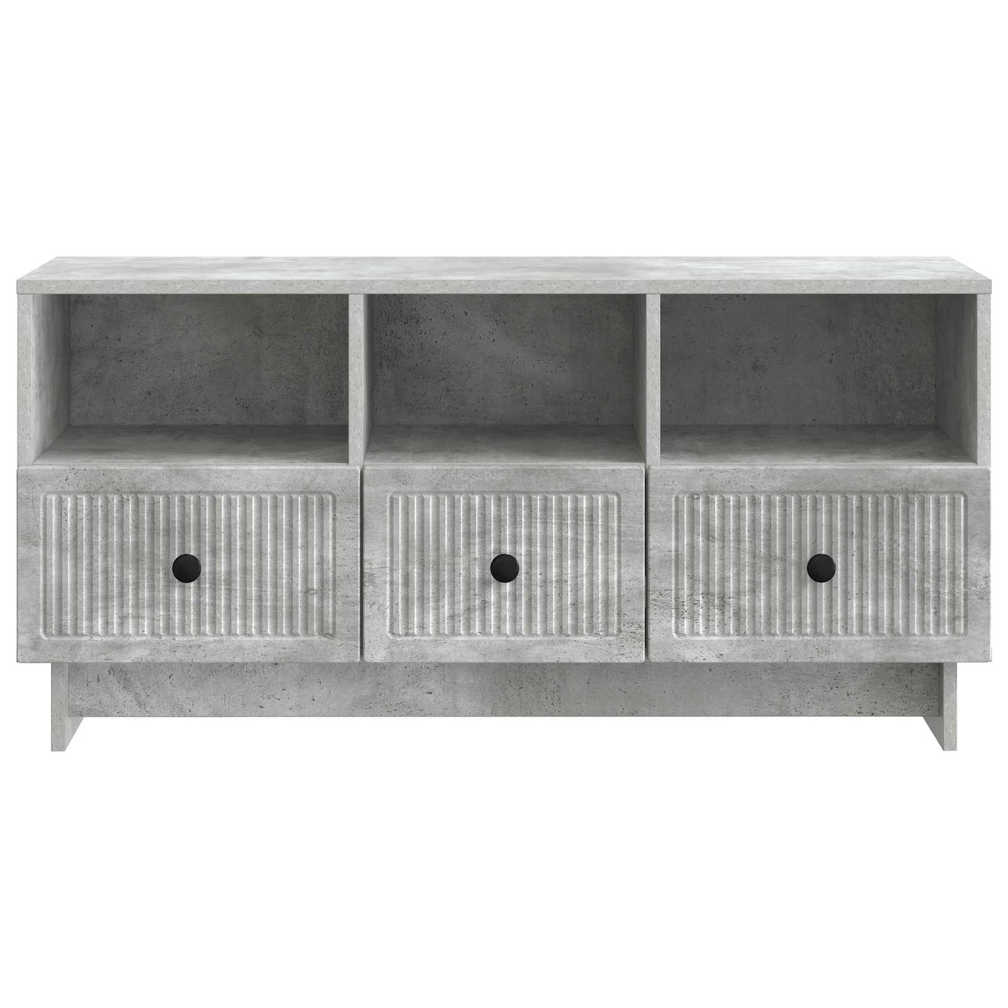TV szekrény fiókkal Betonszürke 102 x 34,5 x 50 cm Szerelt Fa