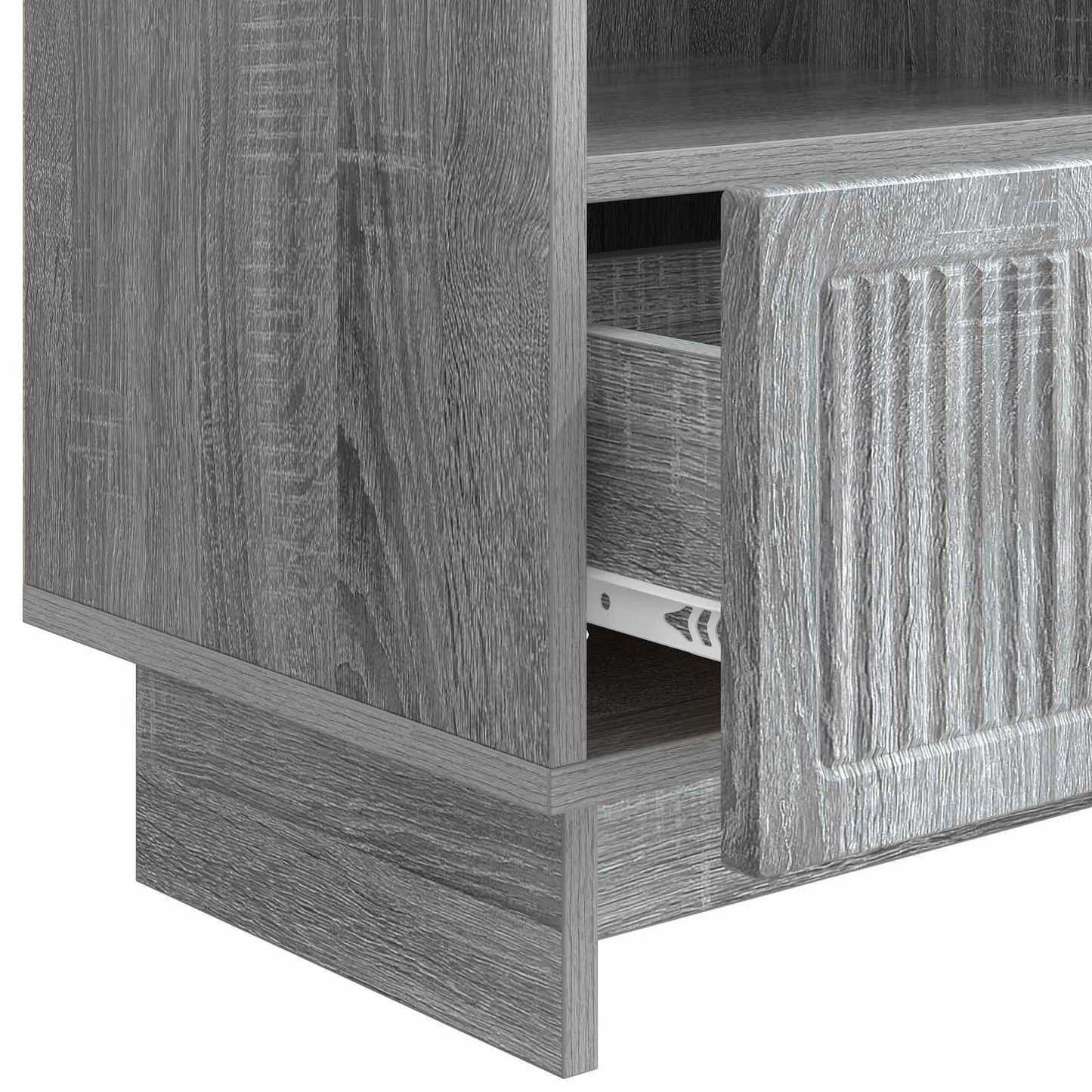 TV szekrény fiókkal Szürke Sonoma 102 x 34,5 x 50 cm Szerelt Fa