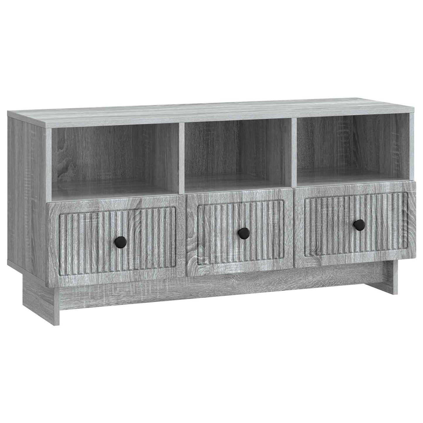 TV szekrény fiókkal Szürke Sonoma 102 x 34,5 x 50 cm Szerelt Fa