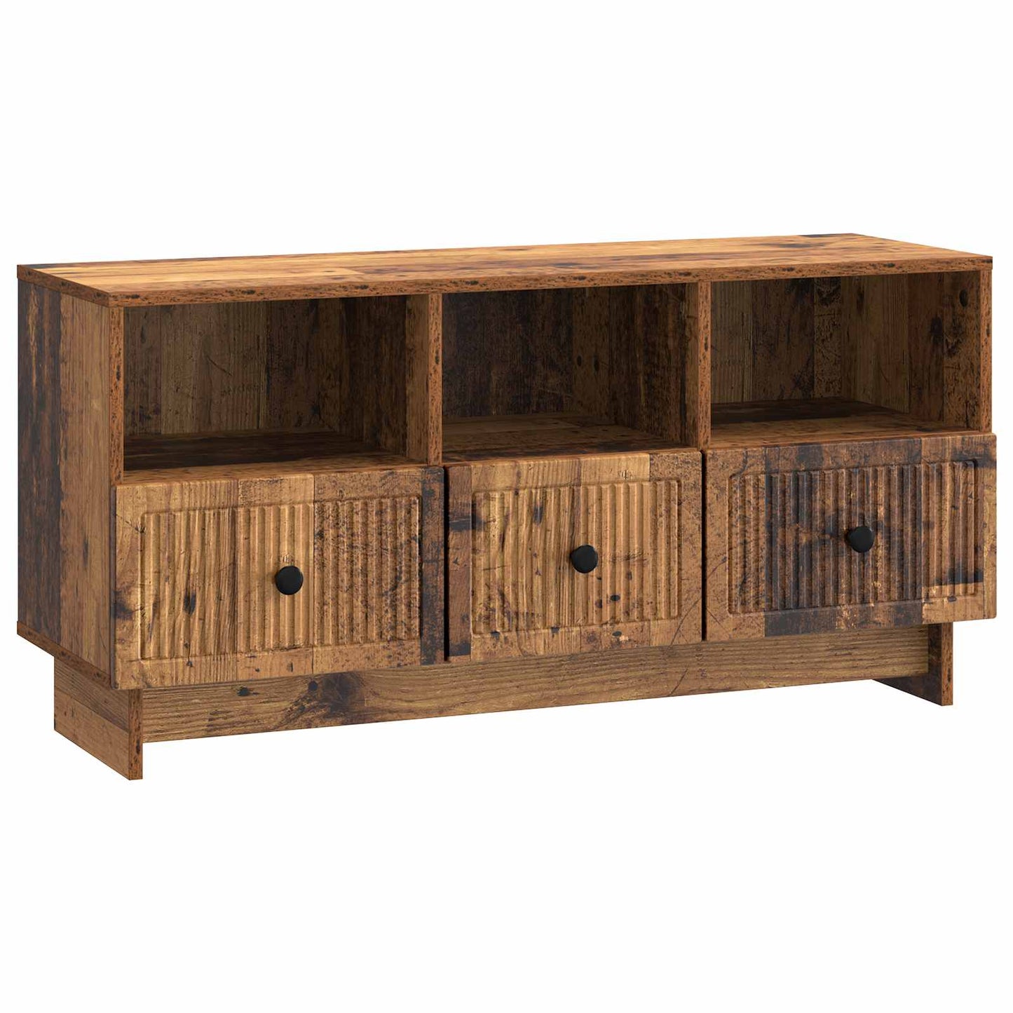 TV szekrény fiókkal Antik Fa 102 x 34,5 x 50 cm Szerelt Fa