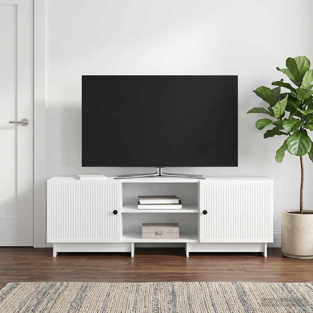 TV szekrény Fehér 150 x 31 x 50 cm Mérnöki fa