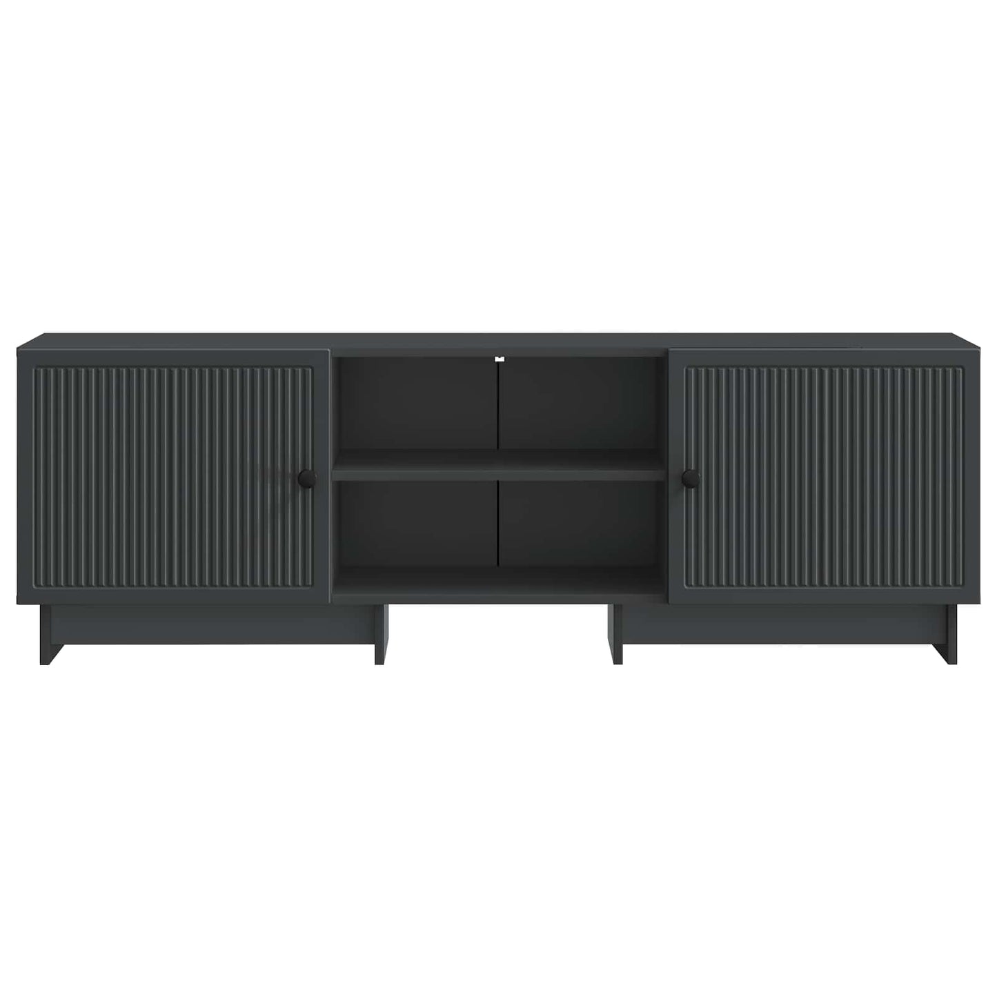 TV szekrény Fekete 150 x 31 x 50 cm Mérnöki fa