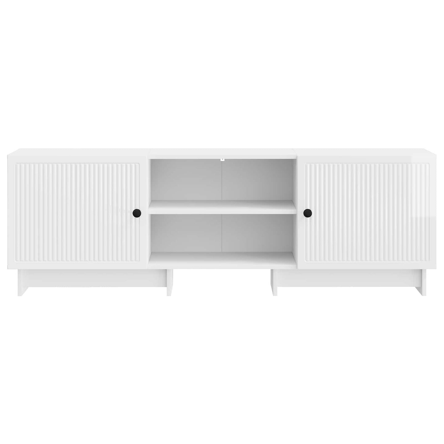 TV szekrény Magasfényű Fehér 150 x 31 x 50 cm Mérnöki fa