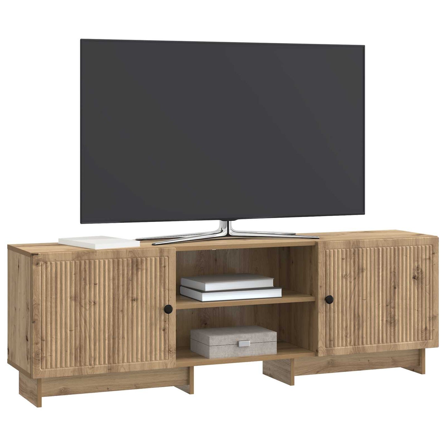 TV szekrény 150 x 31 x 50 cm Kézműves Tölgy Mérnöki fa