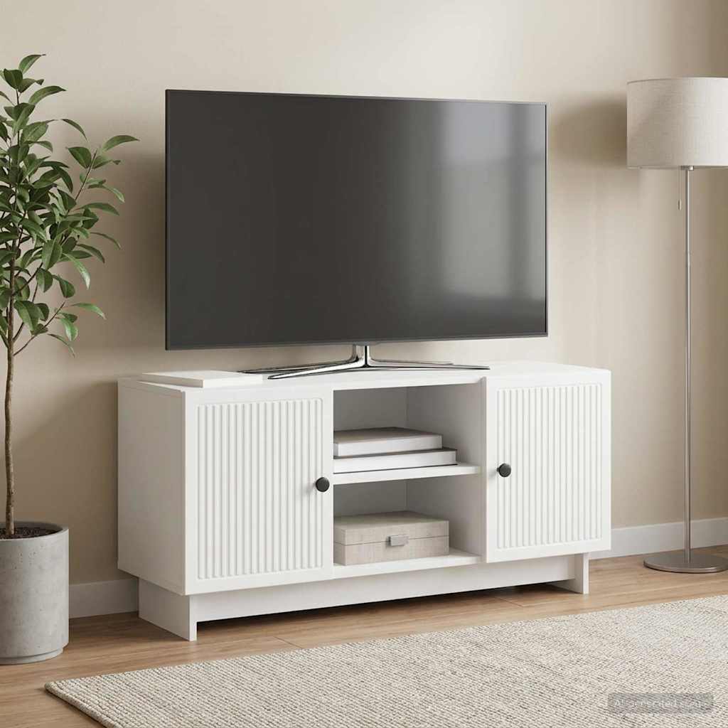 TV szekrény 102 x 34,5 x 50 cm Fehér Szerelt Fa
