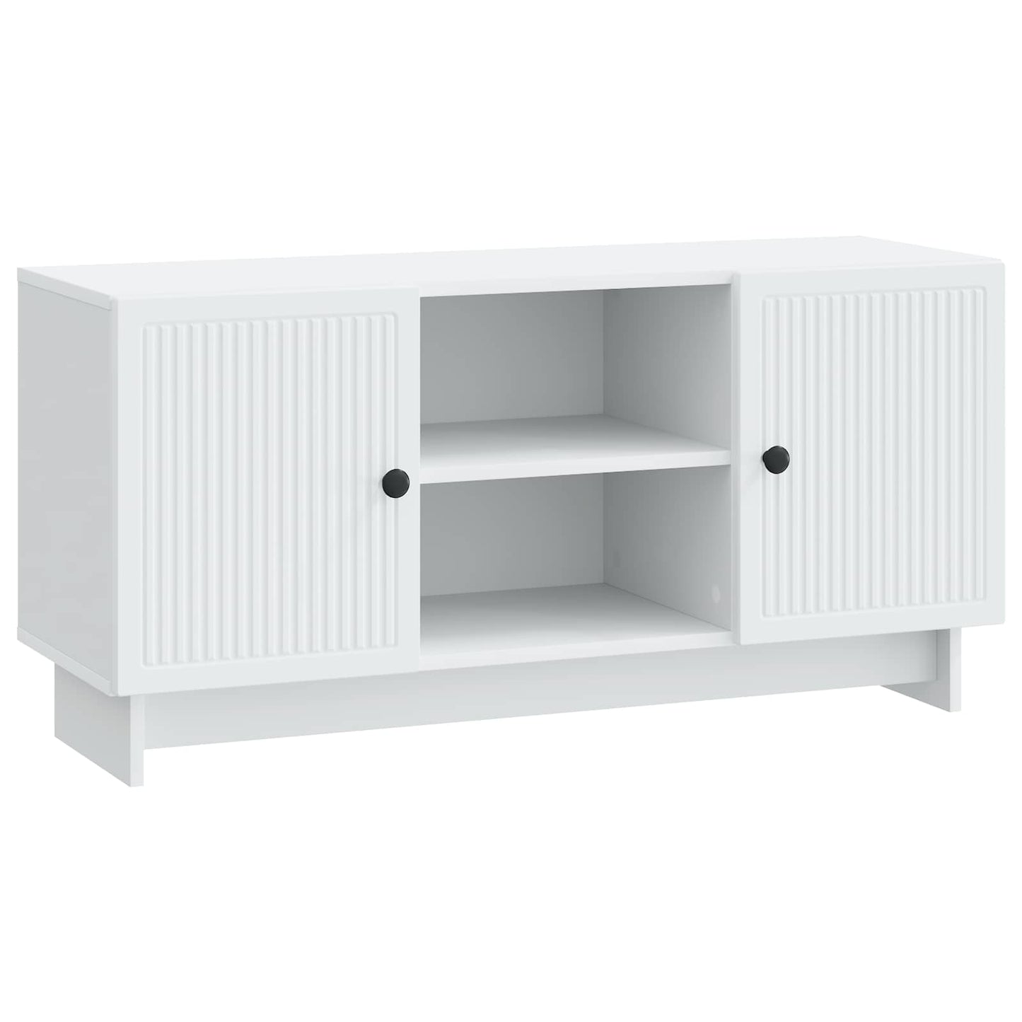 TV szekrény 102 x 34,5 x 50 cm Fehér Szerelt Fa