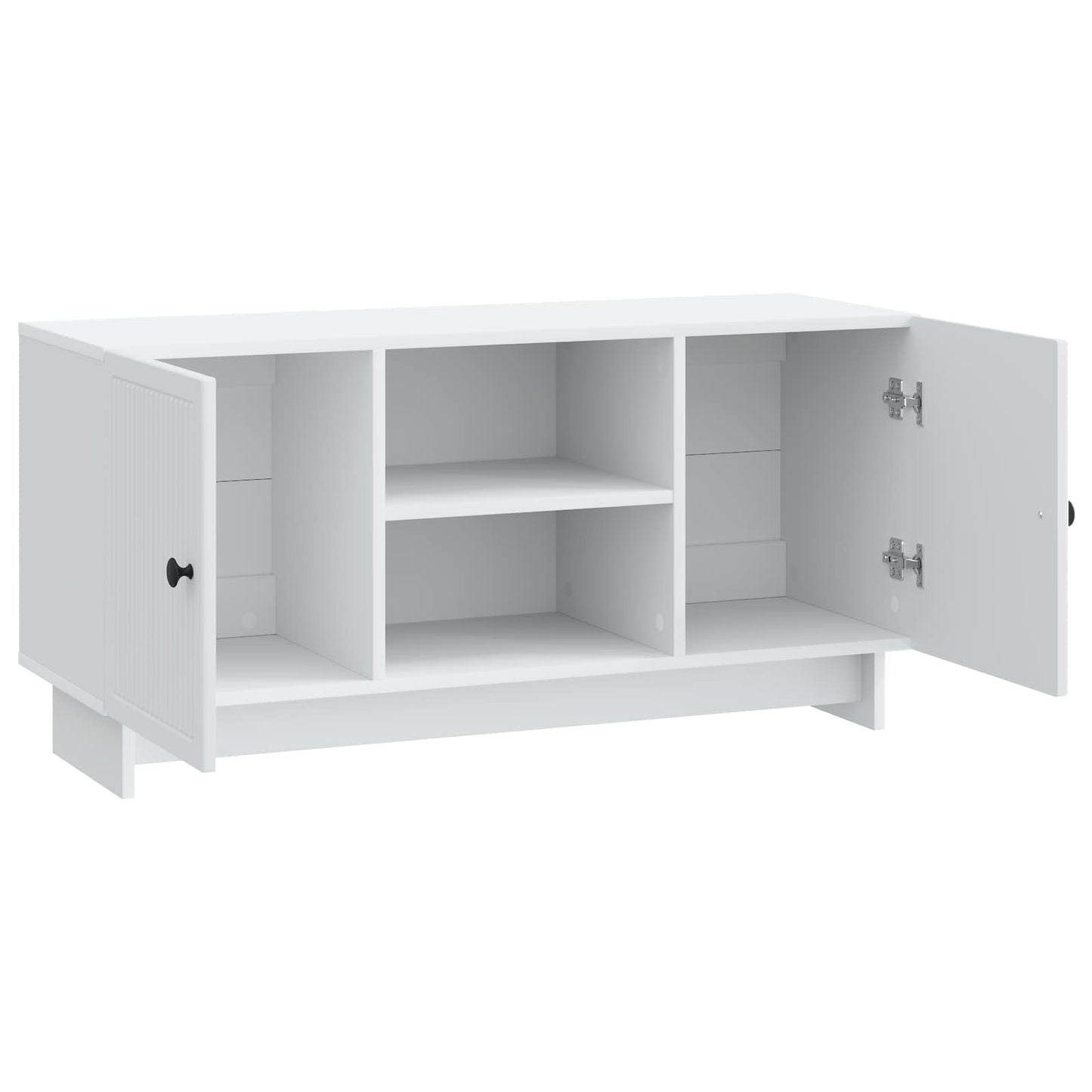 TV szekrény 102 x 34,5 x 50 cm Fehér Szerelt Fa