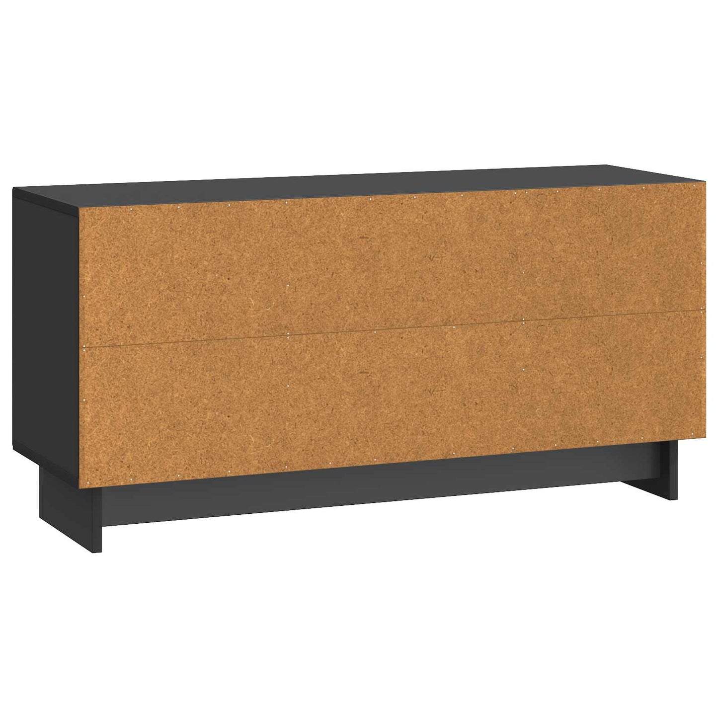 TV szekrény 102 x 34,5 x 50 cm Fekete Szerelt Fa