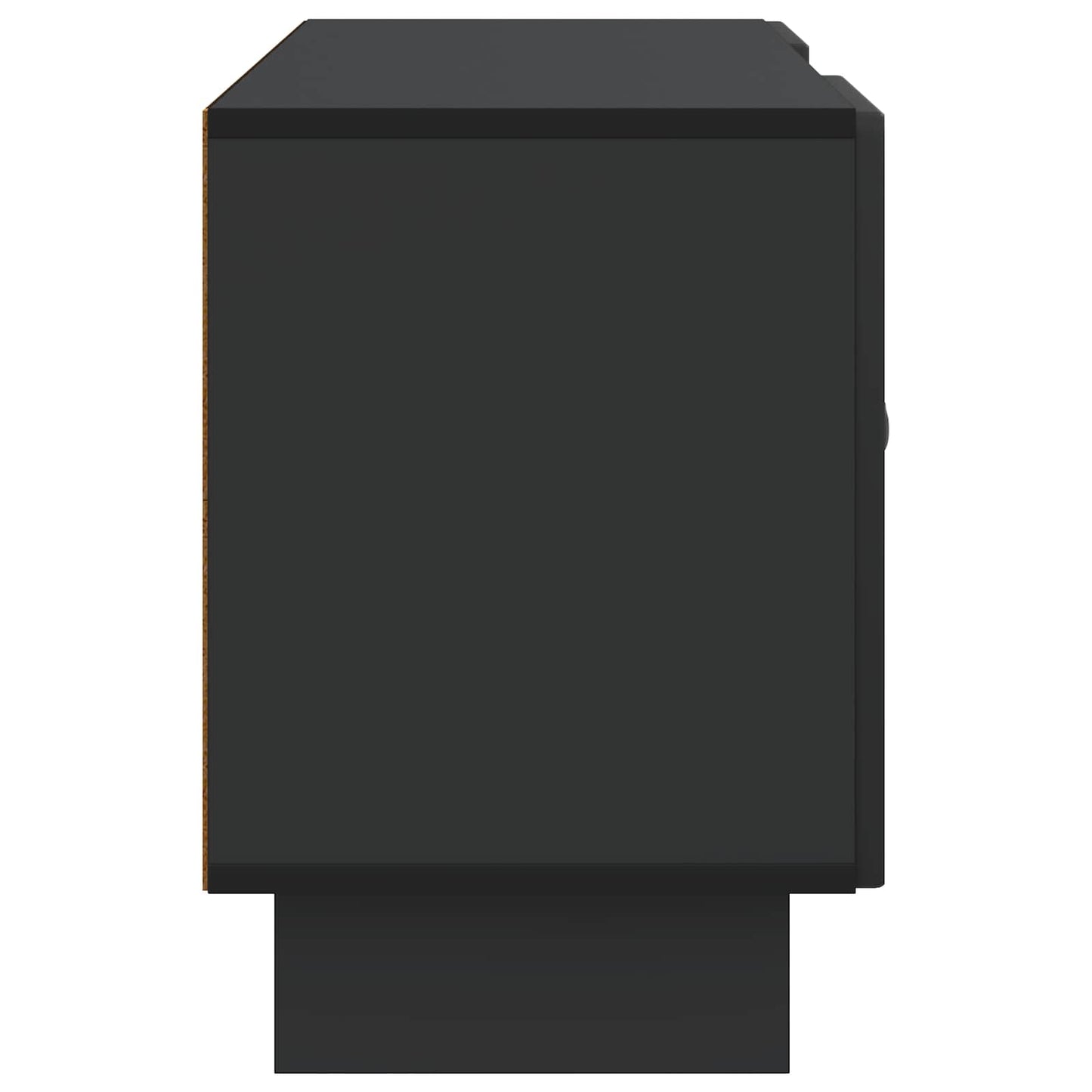TV szekrény 102 x 34,5 x 50 cm Fekete Szerelt Fa