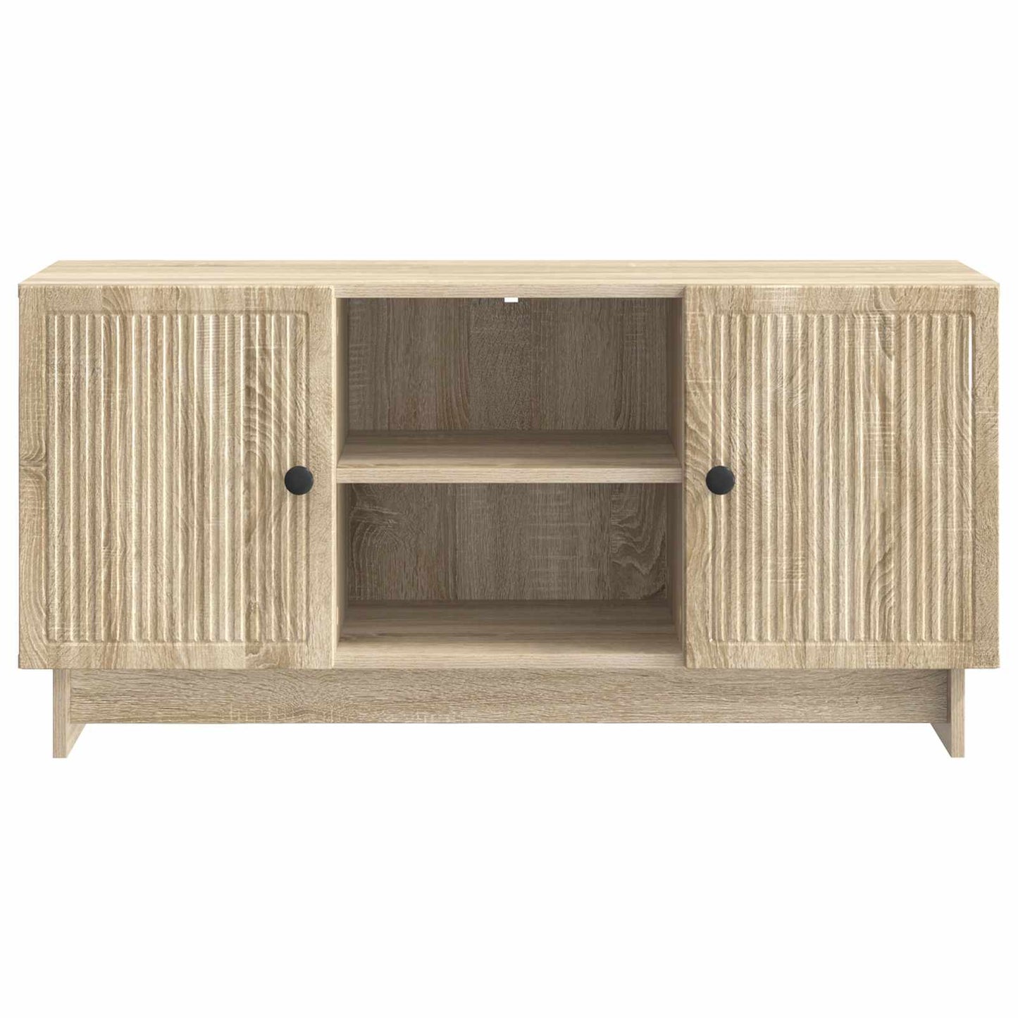 TV szekrény 102 x 34,5 x 50 cm Sonoma Tölgy Szerelt Fa