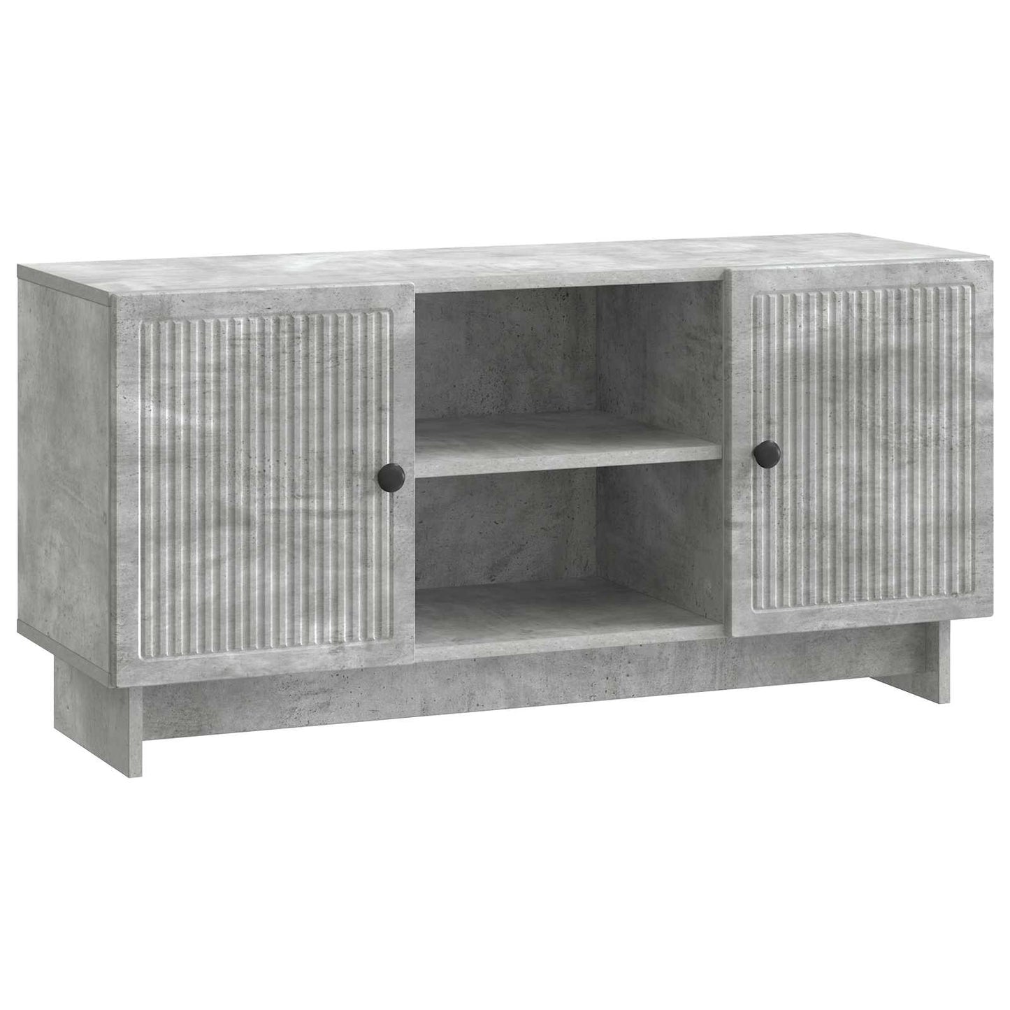 TV szekrény 102 x 34,5 x 50 cm Betonszürke Szerelt Fa
