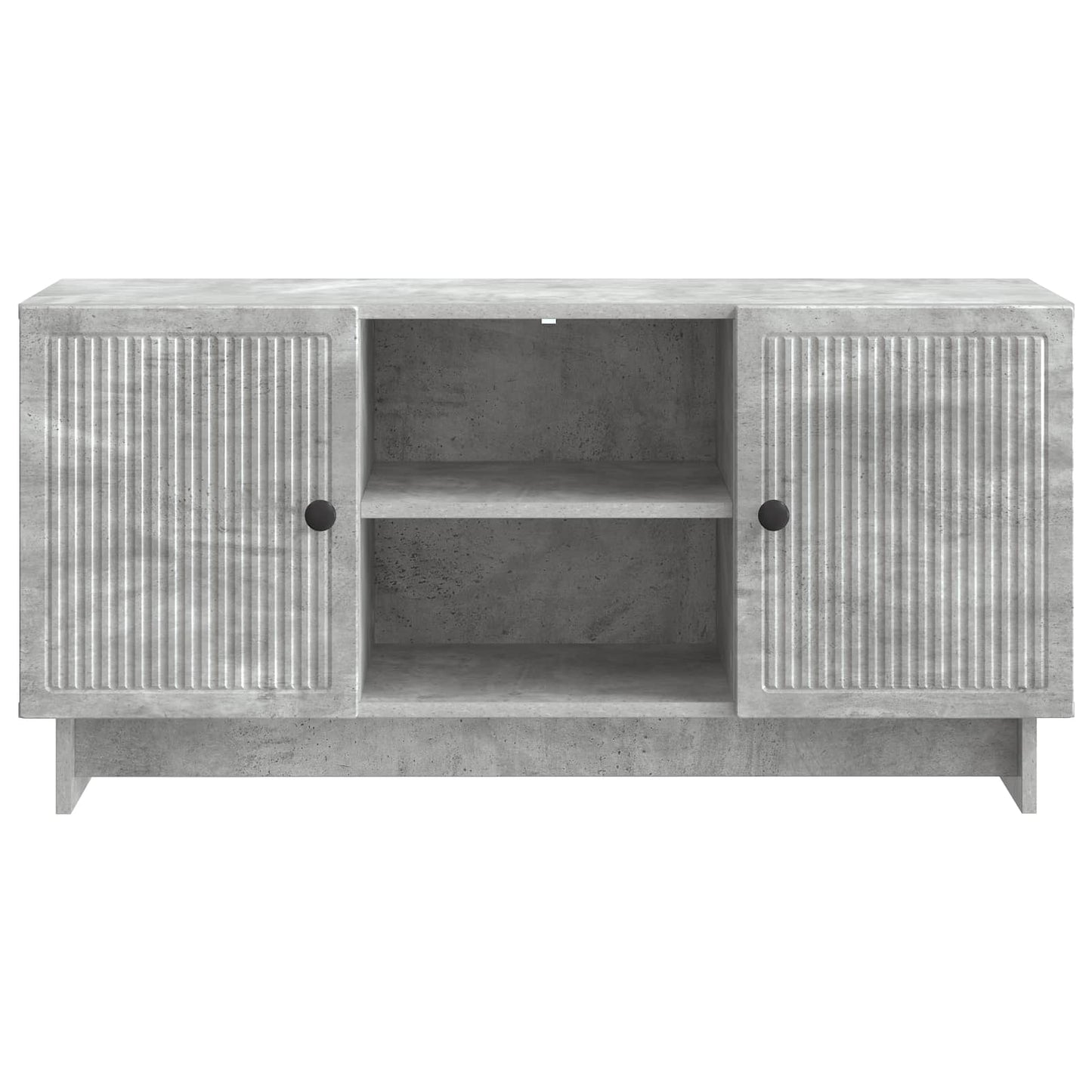 TV szekrény 102 x 34,5 x 50 cm Betonszürke Szerelt Fa