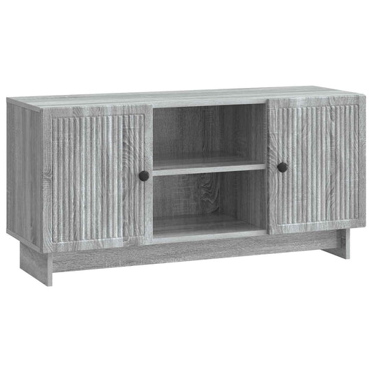 TV szekrény 102 x 34,5 x 50 cm Szürke Sonoma Szerelt Fa