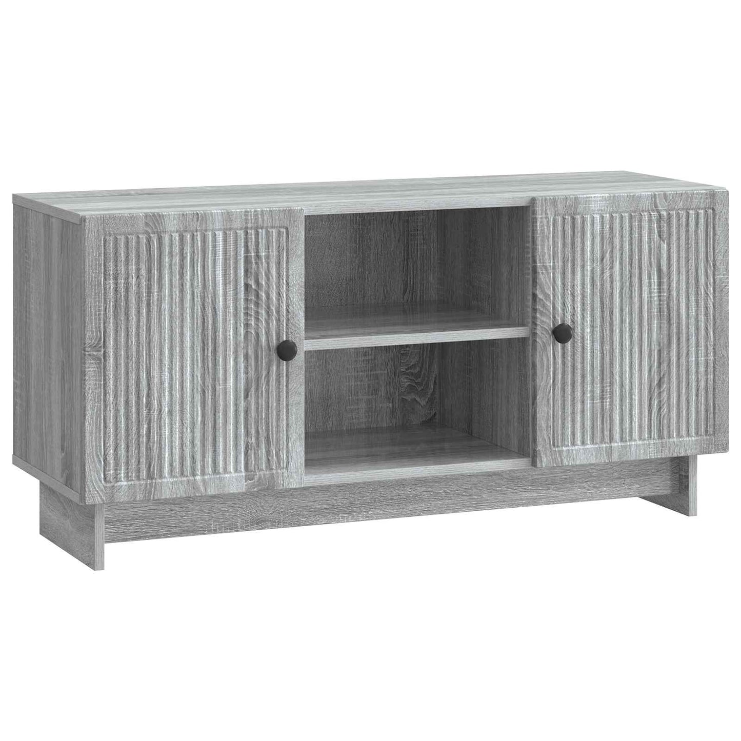 TV szekrény 102 x 34,5 x 50 cm Szürke Sonoma Szerelt Fa