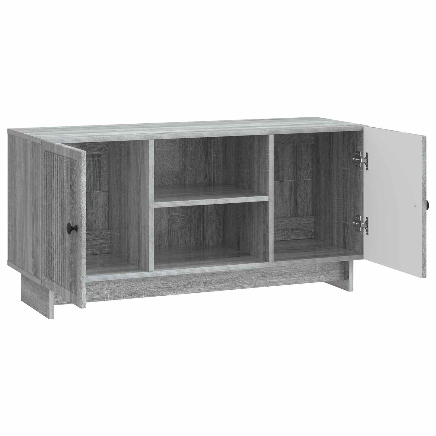 TV szekrény 102 x 34,5 x 50 cm Szürke Sonoma Szerelt Fa