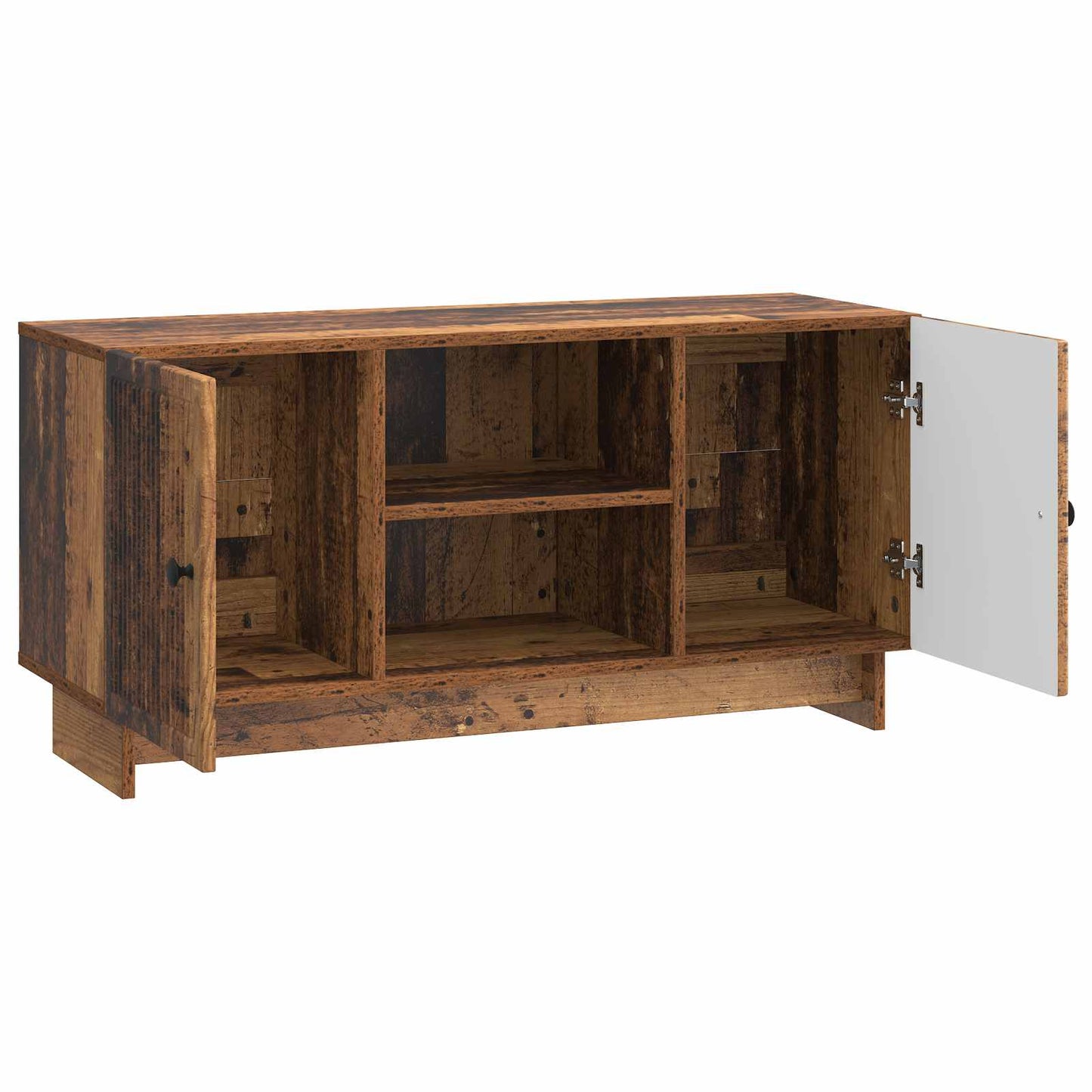 TV szekrény 102 x 34,5 x 50 cm Antik Fa Szerelt Fa
