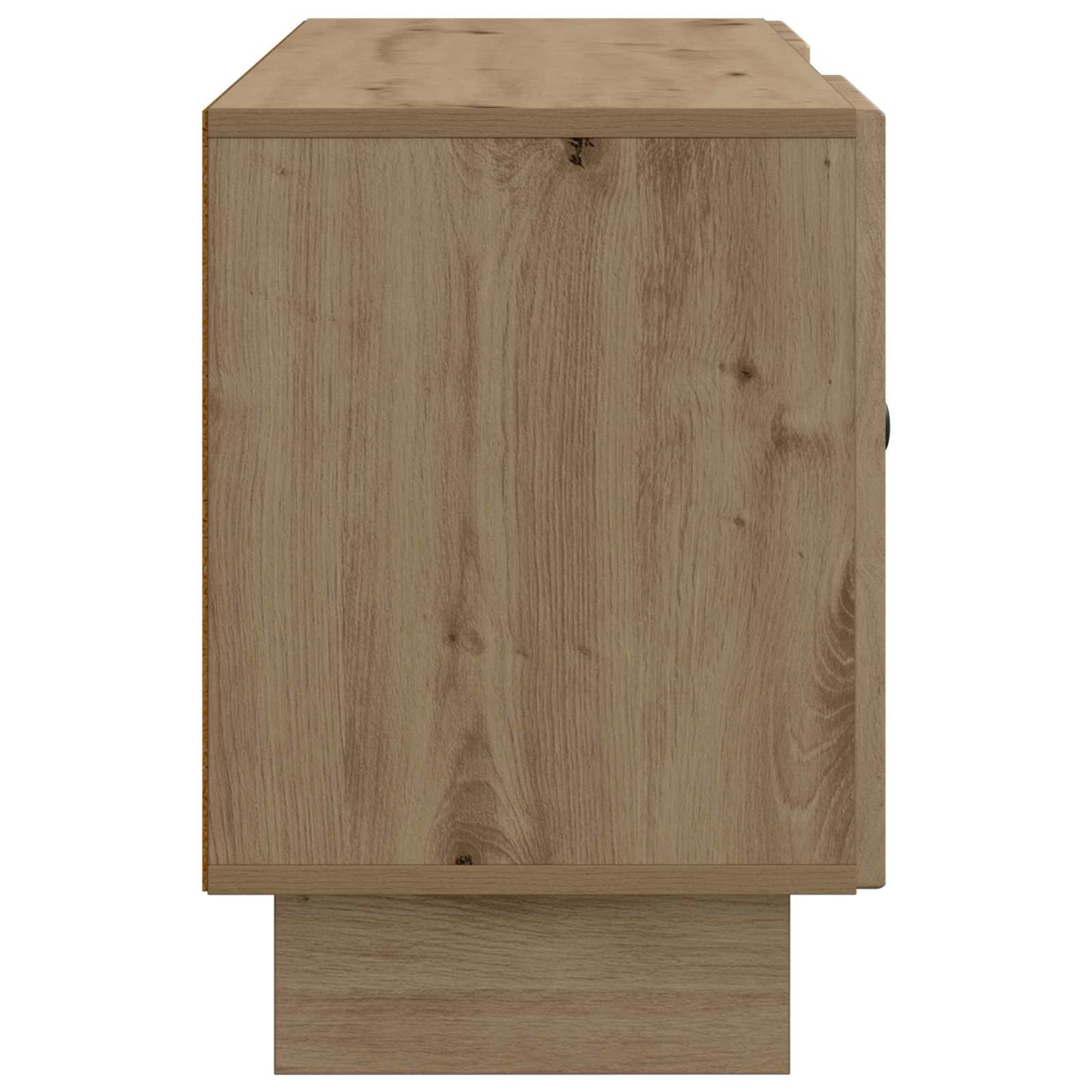 TV szekrény 102 x 34,5 x 50 cm Kézműves Tölgy Szerelt Fa