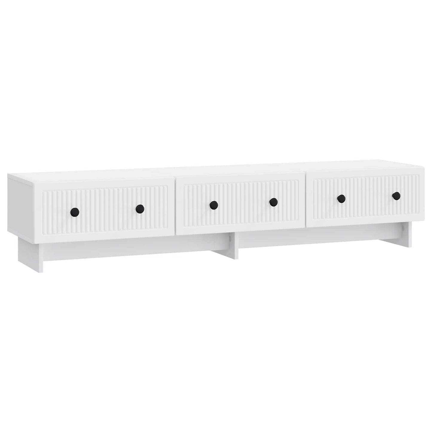TV szekrény fiókkal Fehér 147 x 34,5 x 30 cm Szerelt Fa