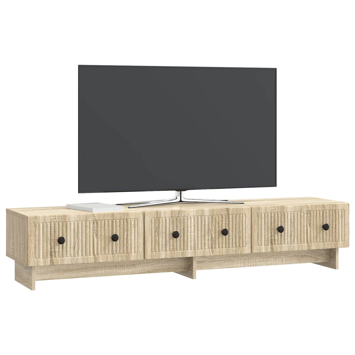 TV szekrény fiókkal Sonoma Tölgy 147 x 34,5 x 30 cm Szerelt Fa