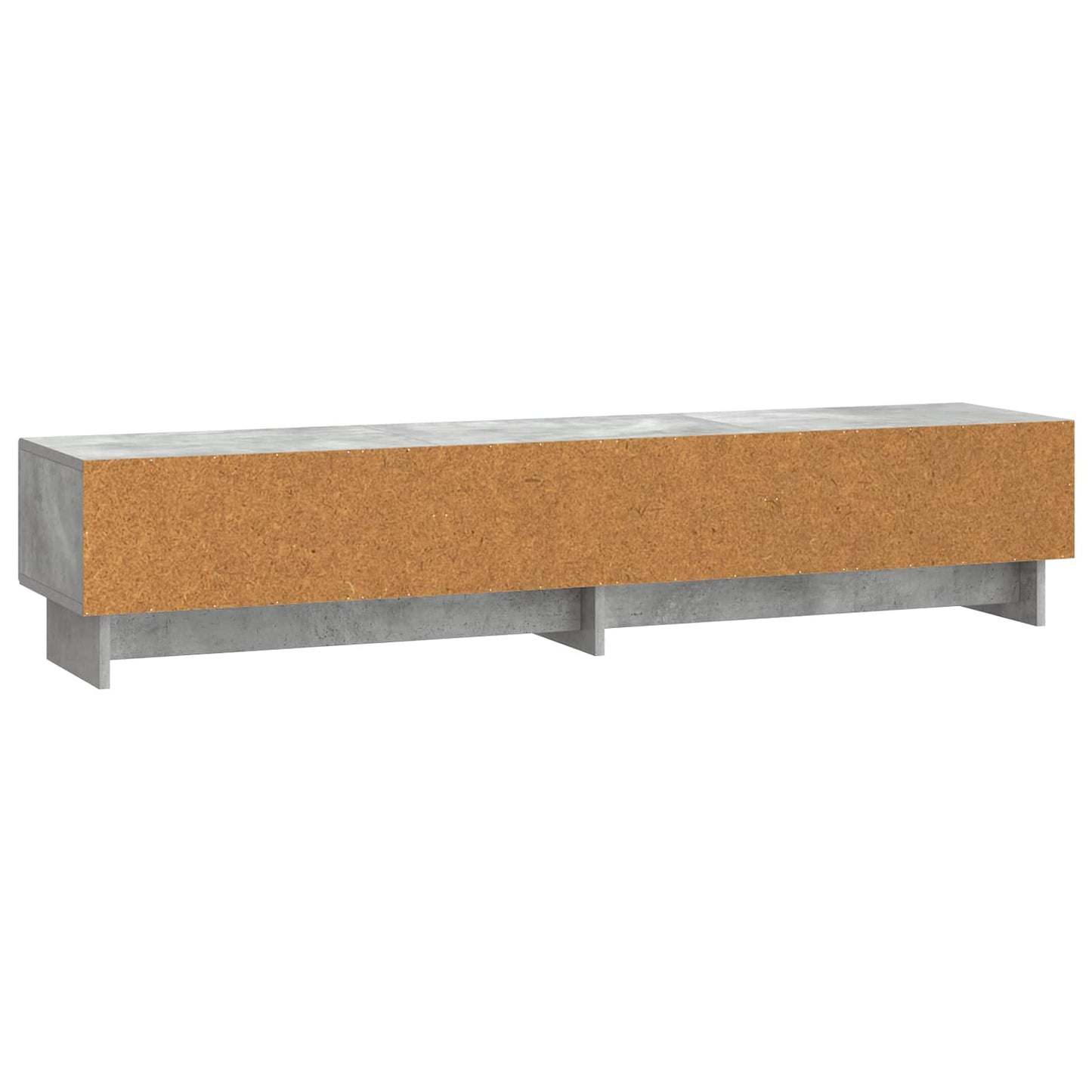 TV szekrény fiókkal Betonszürke 147 x 34,5 x 30 cm Szerelt Fa