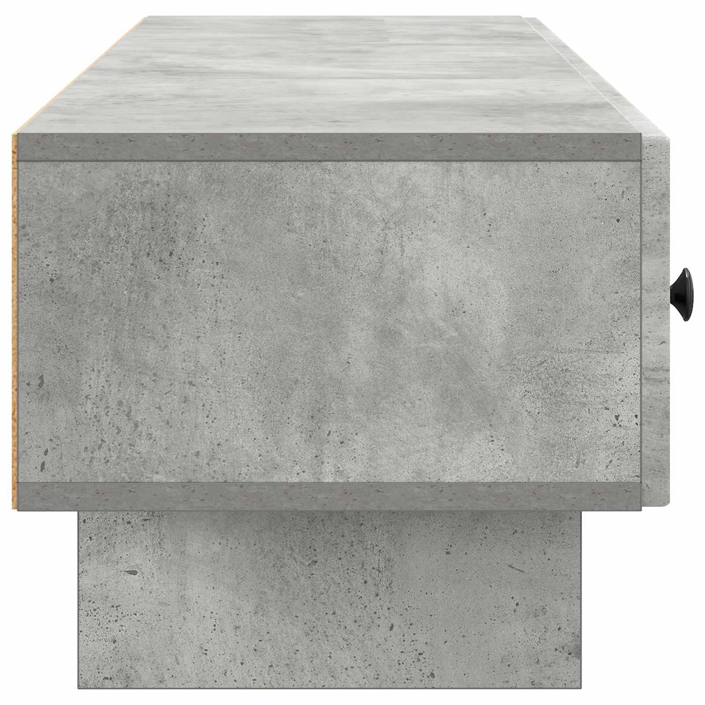 TV szekrény fiókkal Betonszürke 147 x 34,5 x 30 cm Szerelt Fa